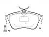 Bremsbelagsatz, Scheibenbremse Brake Pad Set:701 698 151 D