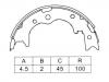 Bremsbackensatz Brake Shoe Set:S4653-01260