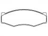 Bremsbelagsatz, Scheibenbremse Brake Pad Set:140506