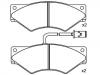 Bremsbelagsatz, Scheibenbremse Brake Pad Set:190 6183