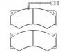 Bremsbelagsatz, Scheibenbremse Brake Pad Set:BBU 8178