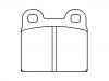 Bremsbelagsatz, Scheibenbremse Brake Pad Set:0060 712 608