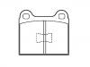 Bremsbelagsatz, Scheibenbremse Brake Pad Set:171 698 151 E