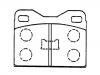 Bremsbelagsatz, Scheibenbremse Brake Pad Set:4248.68