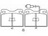 Bremsbelagsatz, Scheibenbremse Brake Pad Set:4245.04