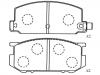 Bremsbelagsatz, Scheibenbremse Brake Pad Set:72519-1074