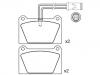 Bremsbelagsatz, Scheibenbremse Brake Pad Set:GBP90258