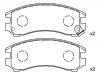 Bremsbelagsatz, Scheibenbremse Brake Pad Set:41060-58A86