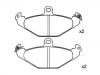 Bremsbelagsatz, Scheibenbremse Brake Pad Set:4 762 999