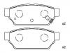 Bremsbelagsatz, Scheibenbremse Brake Pad Set:MB 928 314