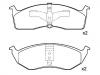 Bremsbelagsatz, Scheibenbremse Brake Pad Set:101 889S