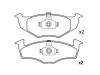 Bremsbelagsatz, Scheibenbremse Brake Pad Set:6N0 698 151