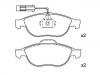 Bremsbelagsatz, Scheibenbremse Brake Pad Set:0060 717 131 44