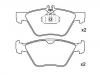 Bremsbelagsatz, Scheibenbremse Brake Pad Set:002 420 50 20