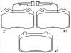 Bremsbelagsatz, Scheibenbremse Brake Pad Set:7 736 222 7