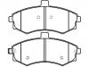 Bremsbelagsatz, Scheibenbremse Brake Pad Set:58101-2DA30