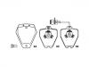 Bremsbelagsatz, Scheibenbremse Brake Pad Set:441 698 151 G