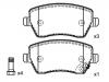 Bremsbelagsatz, Scheibenbremse Brake Pad Set:55810-62J00