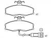 Bremsbelagsatz, Scheibenbremse Brake Pad Set:5 018 982