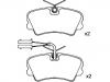 Bremsbelagsatz, Scheibenbremse Brake Pad Set:0060 750 413