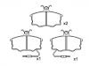 Bremsbelagsatz, Scheibenbremse Brake Pad Set:5 892 580