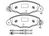 Bremsbelagsatz, Scheibenbremse Brake Pad Set:4251.45