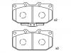 Bremsbelagsatz, Scheibenbremse Brake Pad Set:41060-37P91