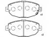 Bremsbelagsatz, Scheibenbremse Brake Pad Set:04465-30120