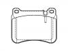 Bremsbelagsatz, Scheibenbremse Brake Pad Set:004 420 51 20