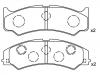 Bremsbelagsatz, Scheibenbremse Brake Pad Set:04491-87719