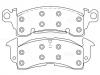 Bremsbelagsatz, Scheibenbremse Brake Pad Set:18005441