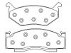 Bremsbelagsatz, Scheibenbremse Brake Pad Set:4049677