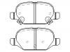 Bremsbelagsatz, Scheibenbremse Brake Pad Set:68206120AA