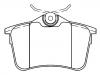 Bremsbelagsatz, Scheibenbremse Brake Pad Set:4254.29