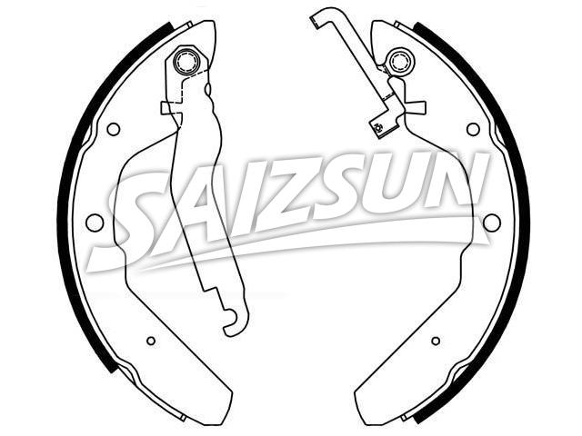 Brake Shoe Set:251 698 531 LX