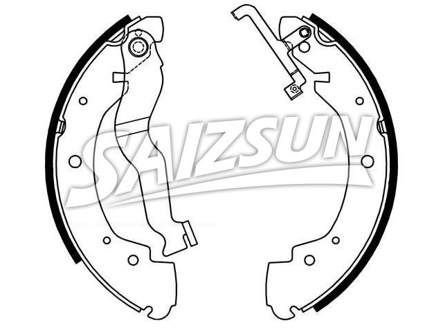 Brake Shoe Set:701 698 525 A