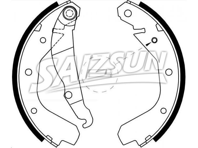 Brake Shoe Set:1605 689