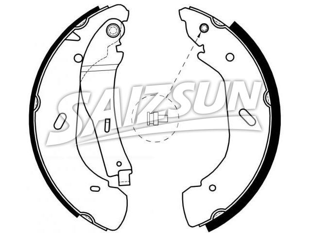 Brake Shoe Set:4 455 986