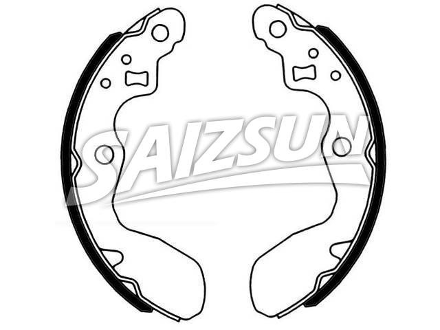 Brake Shoe Set:1A03-26-38Z