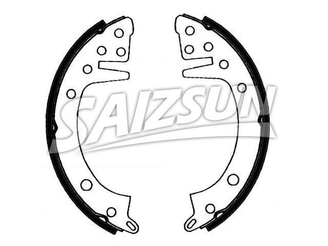 Brake Shoe Set:MST05044