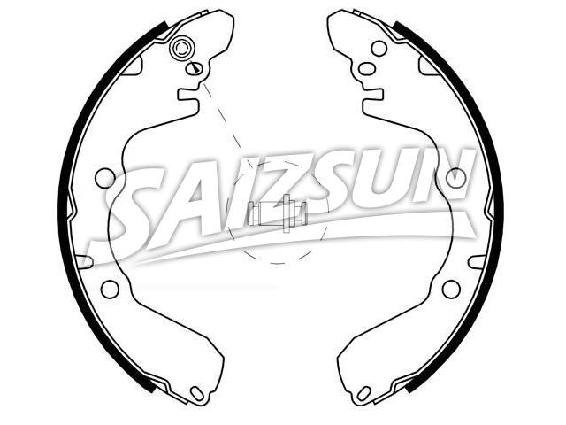 Brake Shoe Set:MB407842