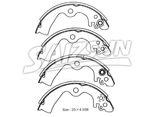 Brake Shoe Set:44060-41B25