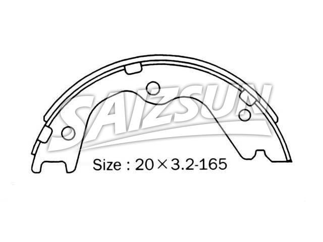 Brake Shoe Set:NN2073