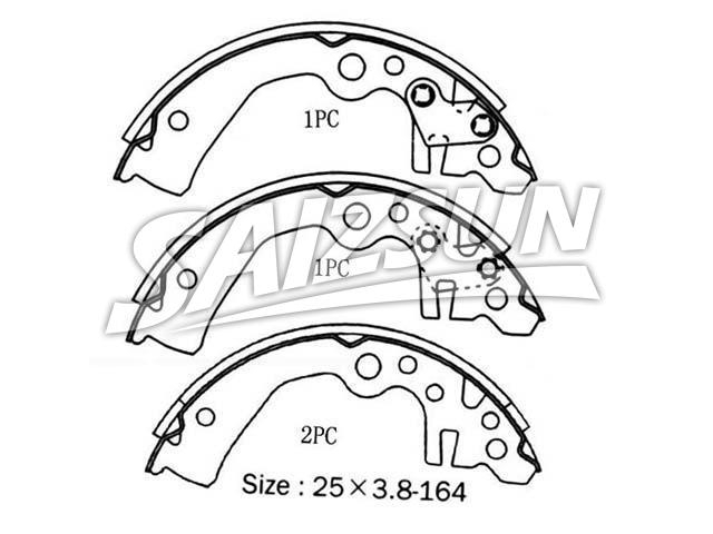 Brake Shoe Set:NN2077