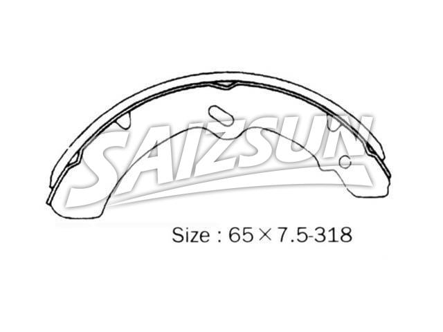 Brake Shoe Set:41060-01D27