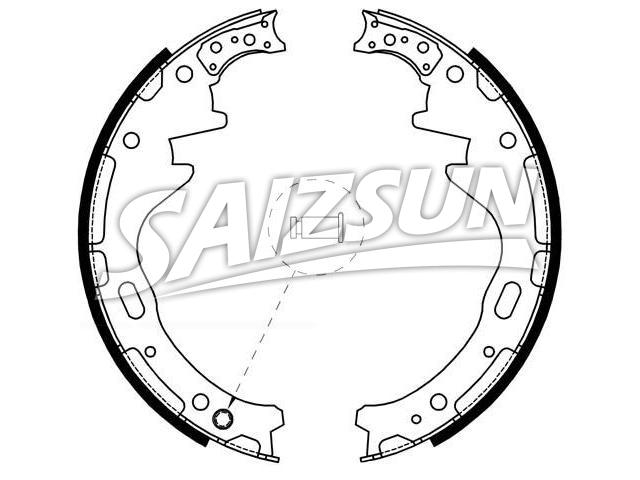 Brake Shoe Set:44060-03N26