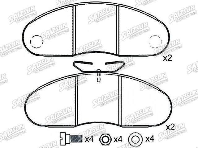 Brake Pad Set:631 420 02 20