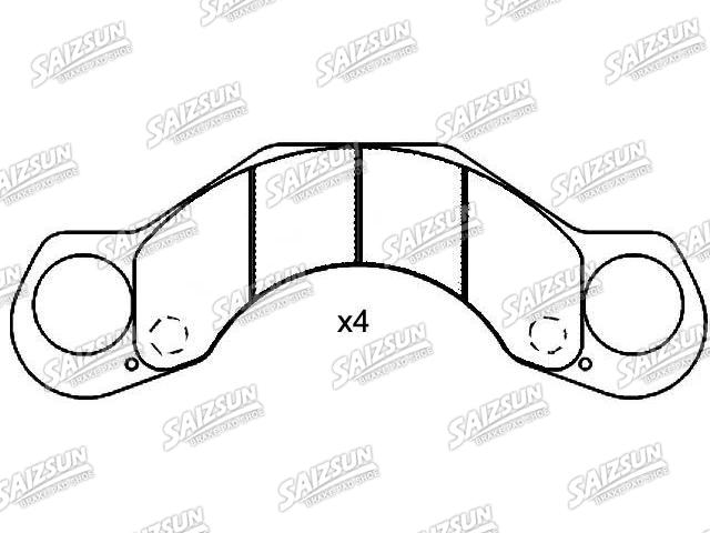 Brake Pad Set:150428