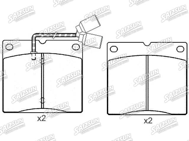 Brake Pad Set:151223
