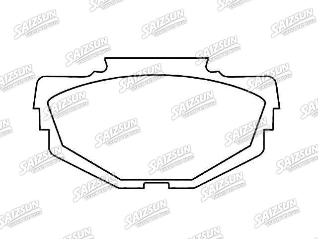 Brake Pad Set:GBP00106